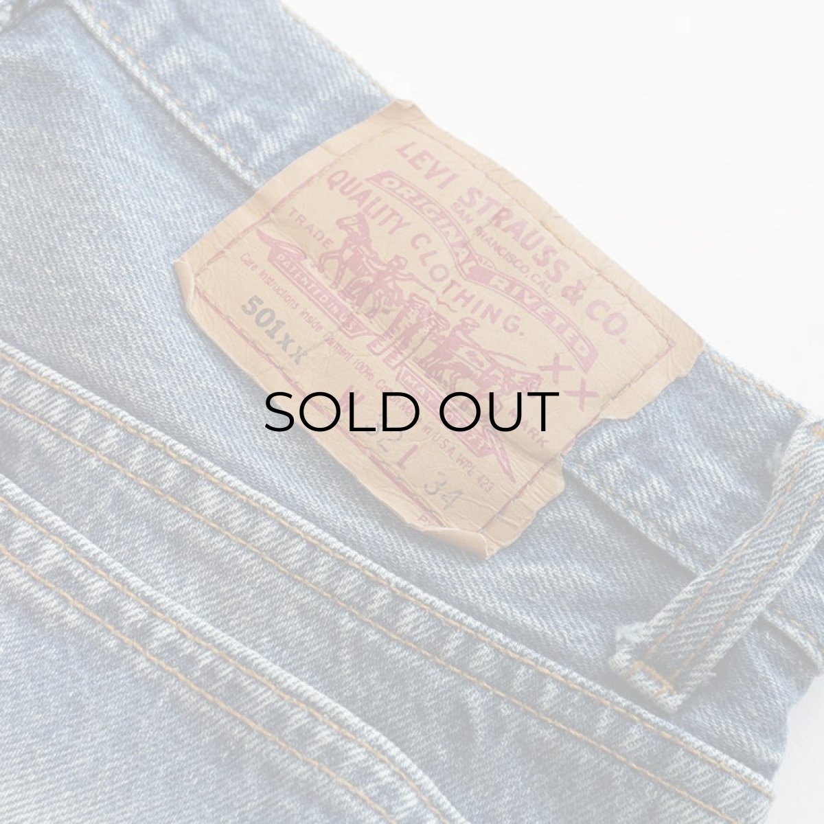 画像7: LEVI'S 501 DENIM PANTS "made in USA" 【W31 程度】 (7)