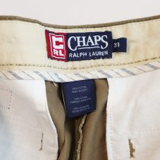 画像5: CHAPS RALPH LAUREN COTTON TWILL TUCK SHORTS "DEADSTOCK" 【W31 程度】 (5)