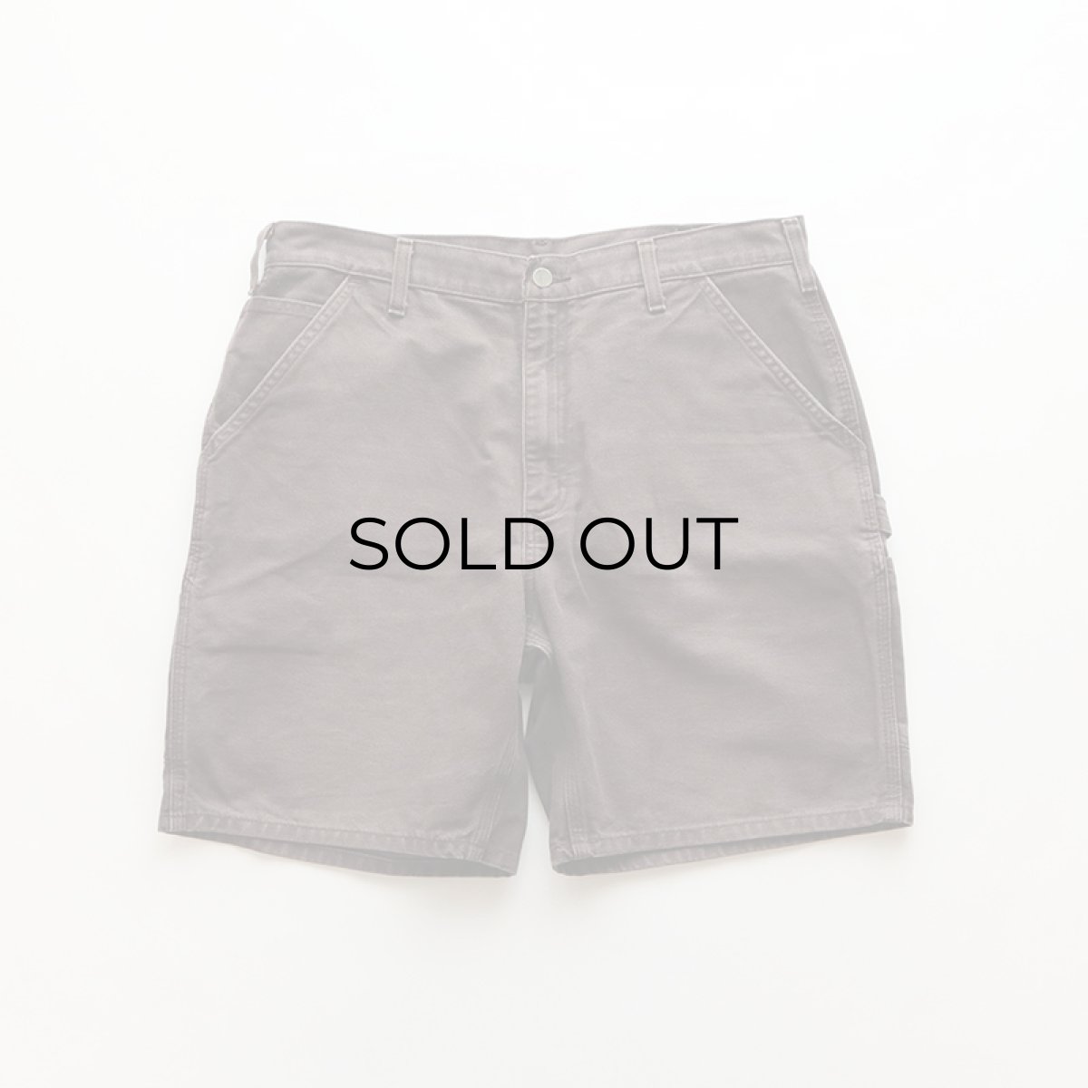 画像2: Carhartt COTTON DUCK CARPENTER SHORTS 【W36 程度】 (2)