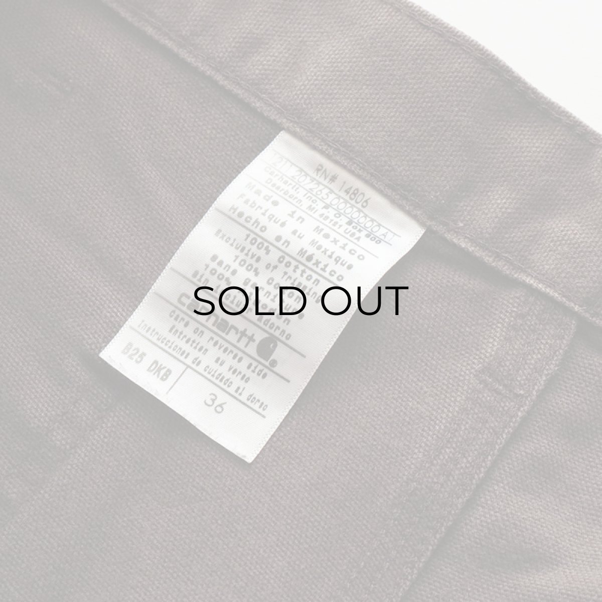 画像6: Carhartt COTTON DUCK CARPENTER SHORTS 【W36 程度】 (6)