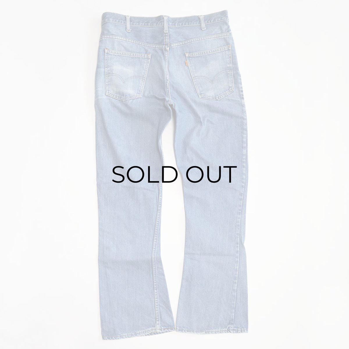画像3: OLD LEVI'S 646 DENIM FLARE PANTS 【W36程度】 (3)