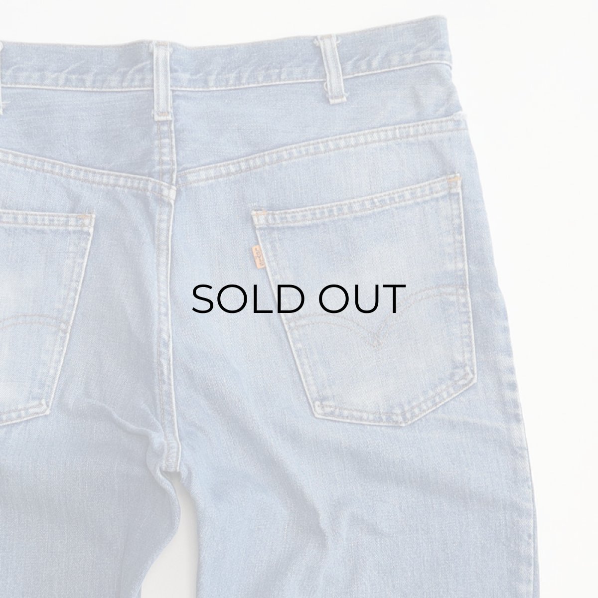 画像8: OLD LEVI'S 646 DENIM FLARE PANTS 【W36程度】 (8)