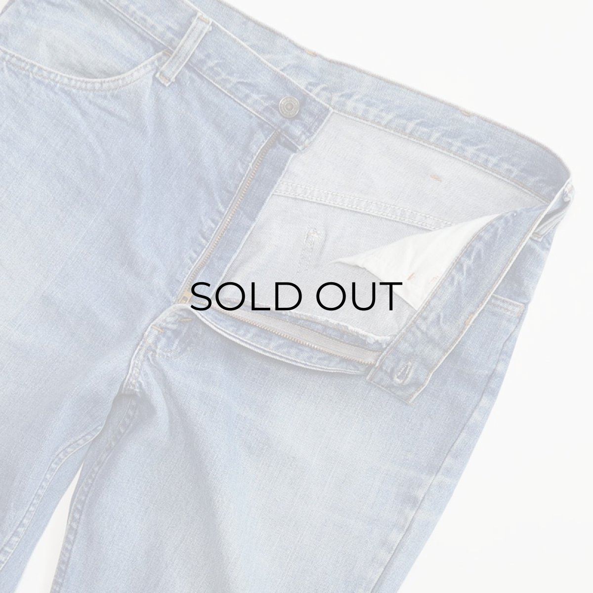 画像4: OLD LEVI'S 646 DENIM FLARE PANTS 【W36程度】 (4)