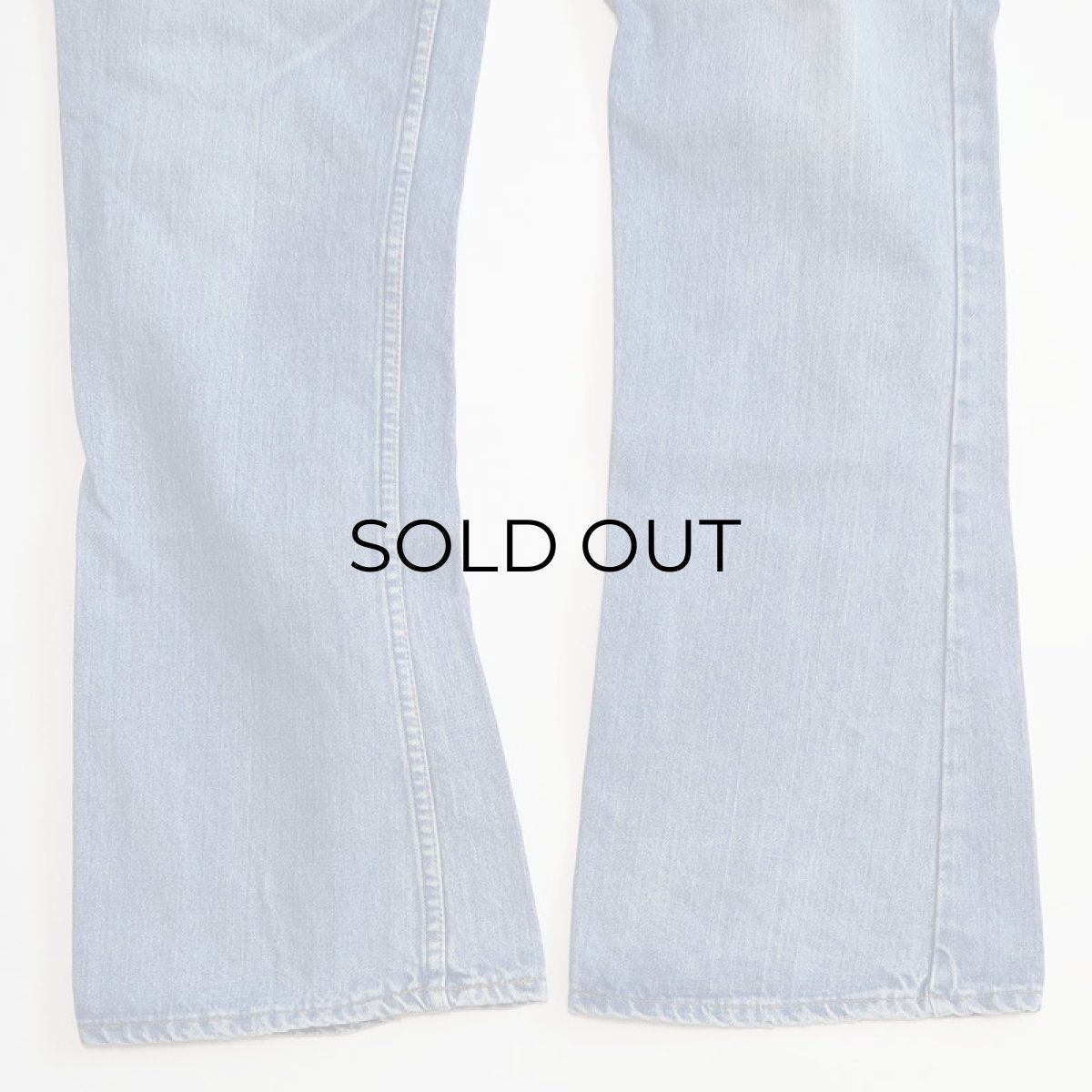 画像5: OLD LEVI'S 646 DENIM FLARE PANTS 【W36程度】 (5)