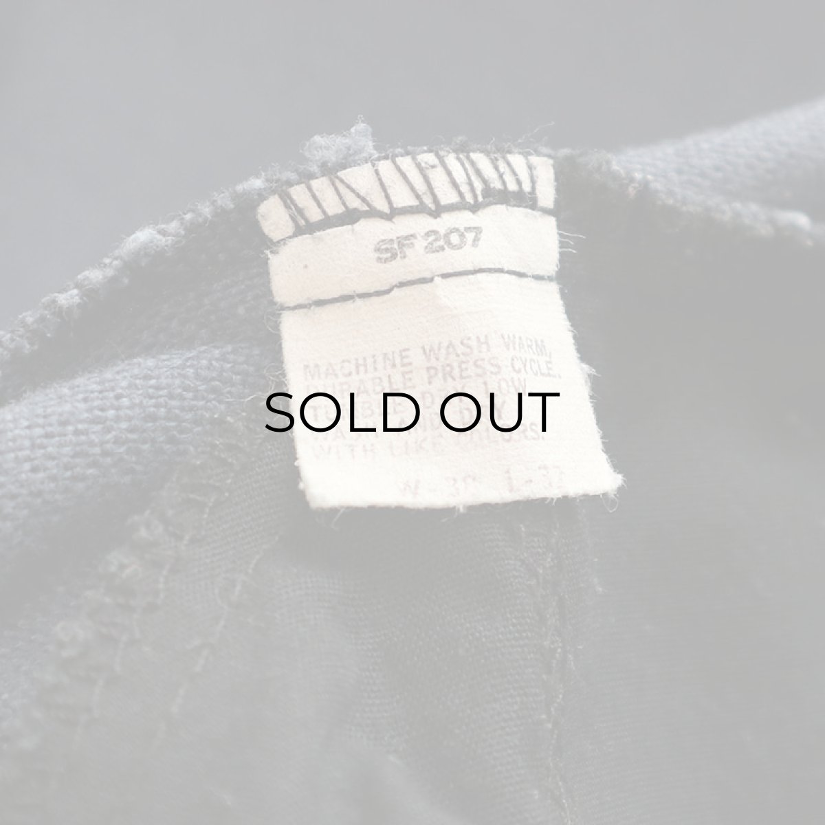 画像12: Levi's 517 "STA-PREST" HOPSACK BOOTS CUT PANTS 【BlueGray W38】 (12)