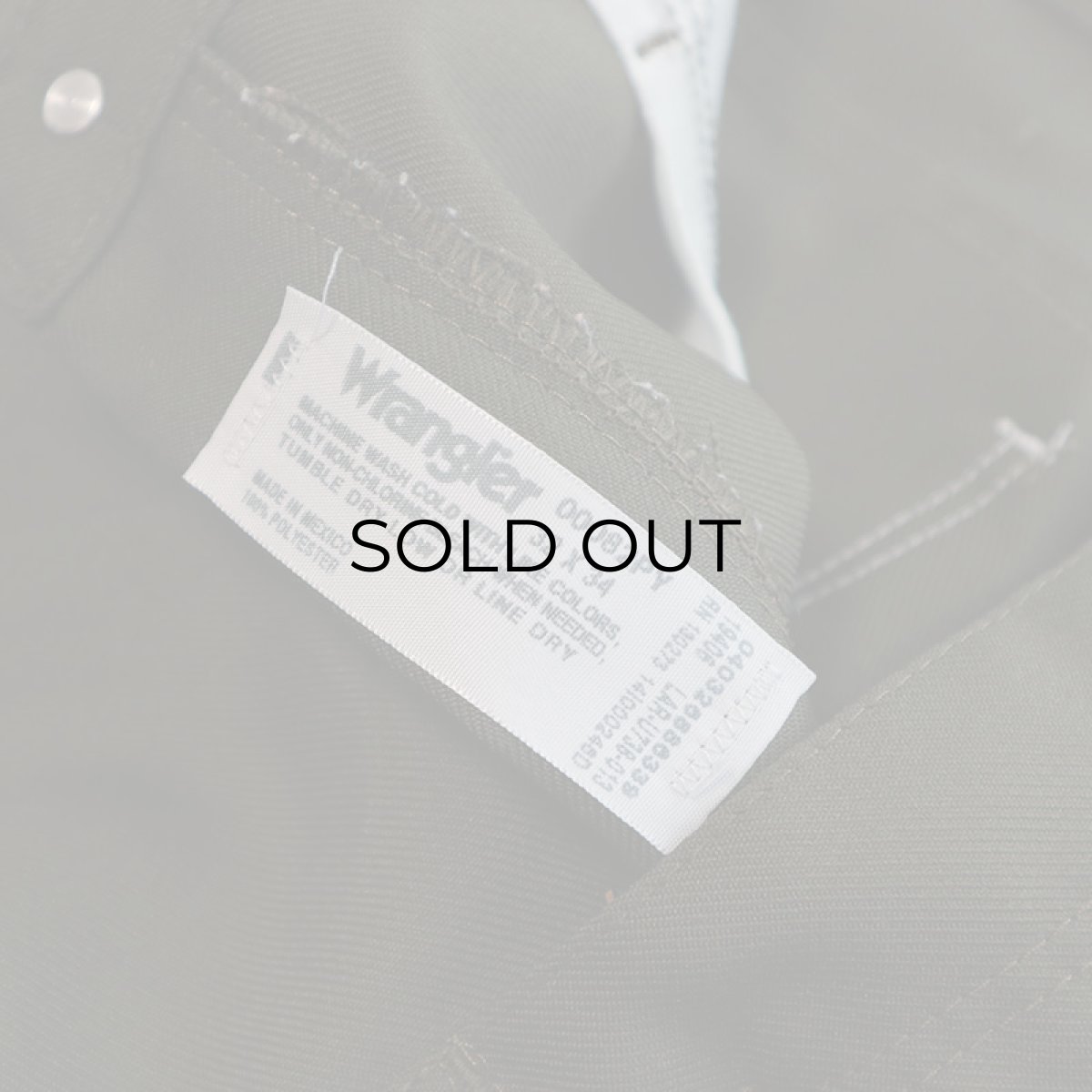 画像7: Wrangler "WRANCHER" POLYESTER BOOTS CUT PANTS 【W32】 (7)