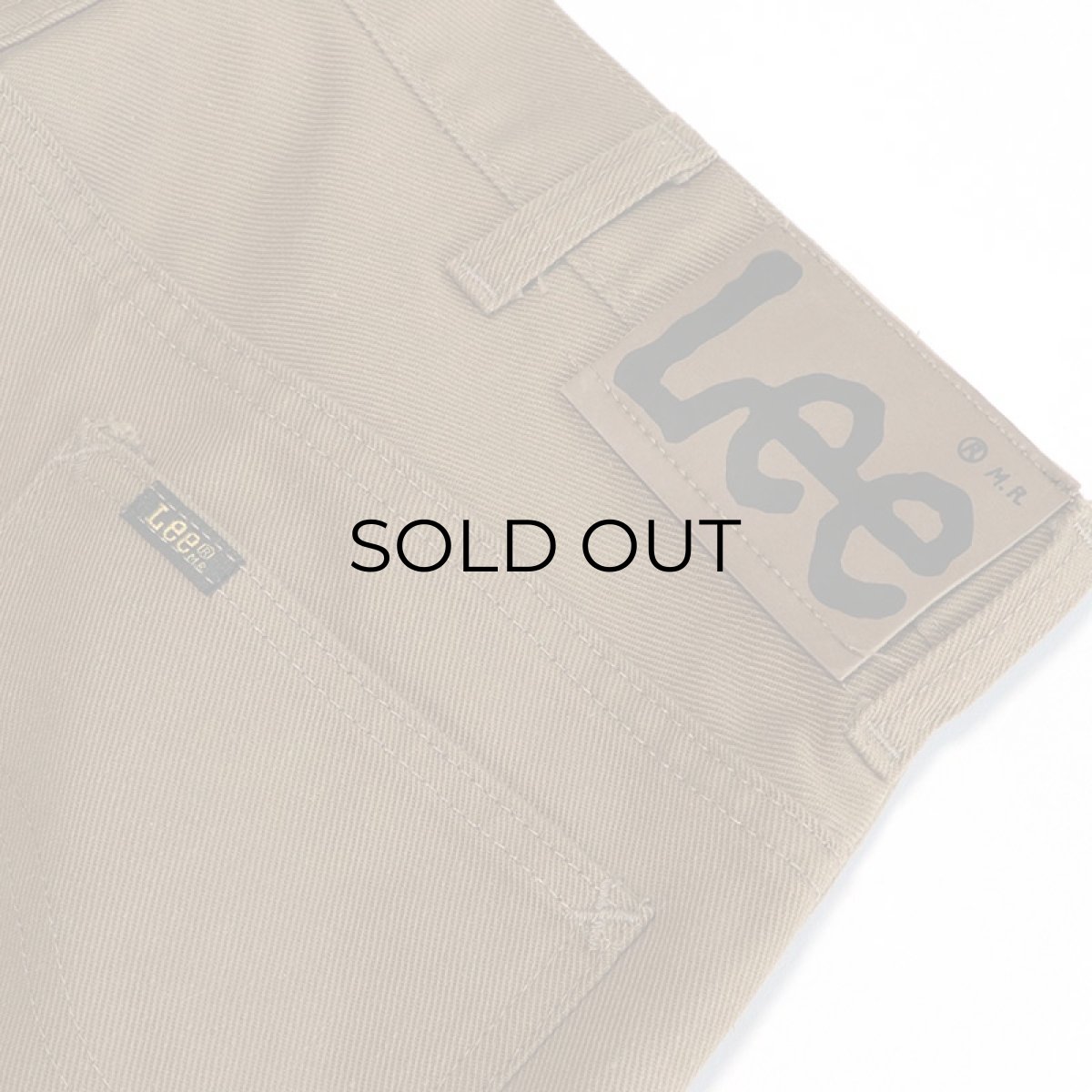 画像7: 〜80's Lee 200 COTTON POLYESTER TWILL BOOTS CUT PANTS "made in USA" (7)