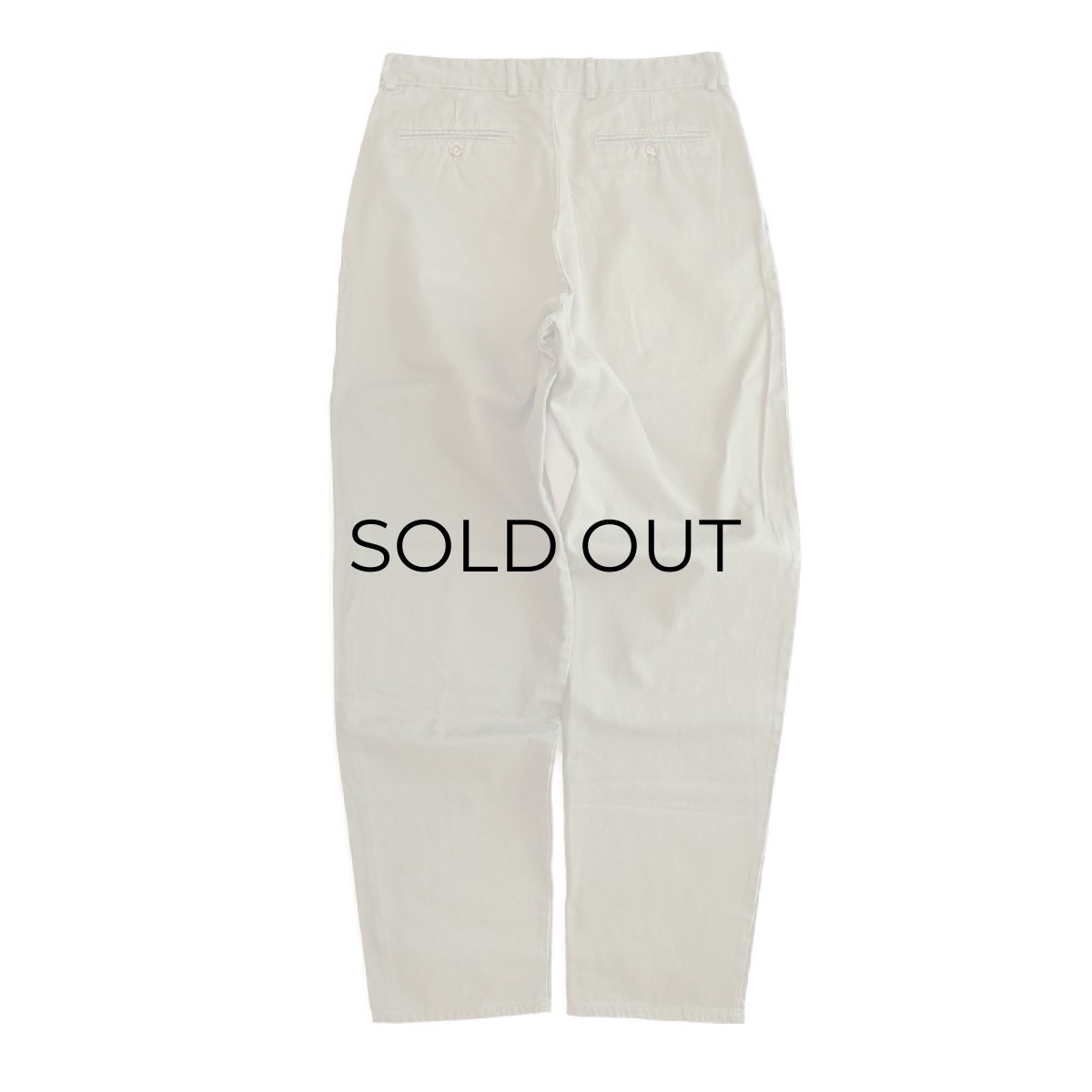 画像2: 80's BANANA REPUBLIC COTTON TWILL TUCK PANTS (2)