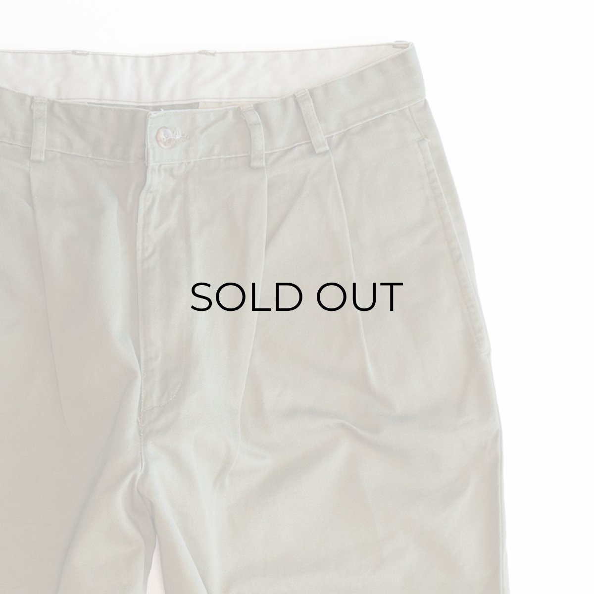 画像4: 80's BANANA REPUBLIC COTTON TWILL TUCK PANTS (4)