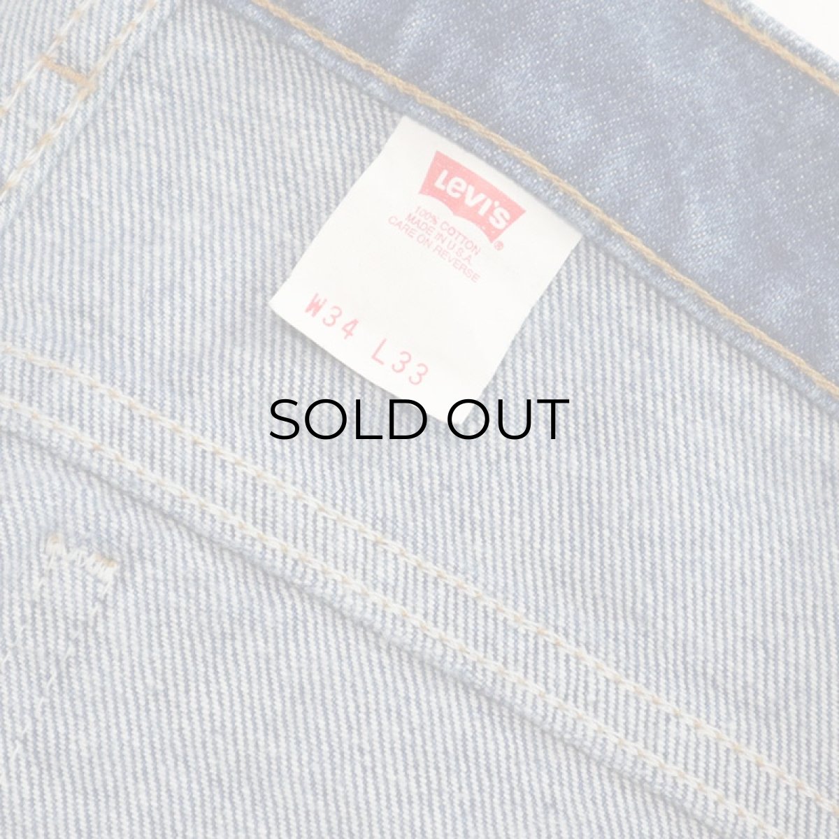 画像8: LEVI'S 517 DENIM BOOTS CUT PANTS "made in USA" 【W34程度】 (8)