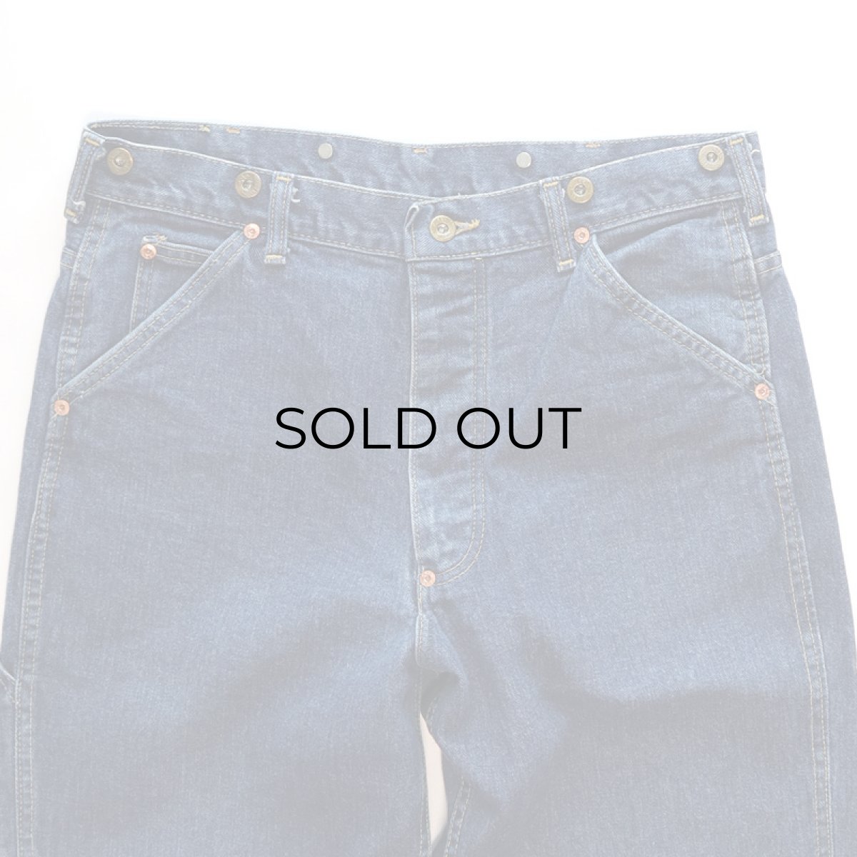 画像4: 70's Lee "BOSS OF THE ROAD" "88" DENIM LOGGER PANTS (4)