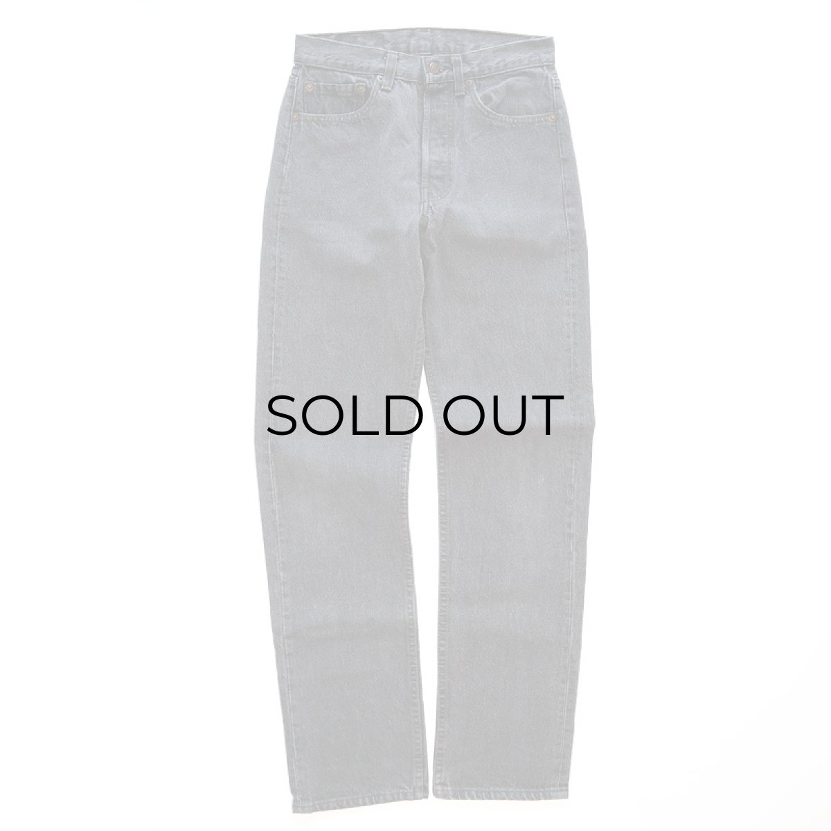 画像2: LEVI'S 501 BLACK DENIM PANTS "made in USA" (2)