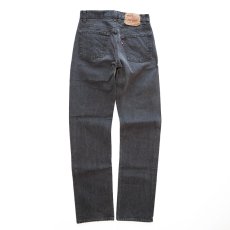 画像3: LEVI'S 501 BLACK DENIM PANTS "made in USA" (3)