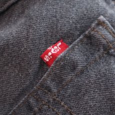 画像8: LEVI'S 501 BLACK DENIM PANTS "made in USA" (8)