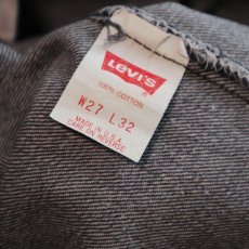 画像9: LEVI'S 501 BLACK DENIM PANTS "made in USA" (9)