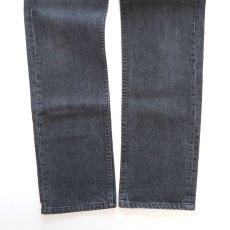 画像5: LEVI'S 501 BLACK DENIM PANTS "made in USA" (5)