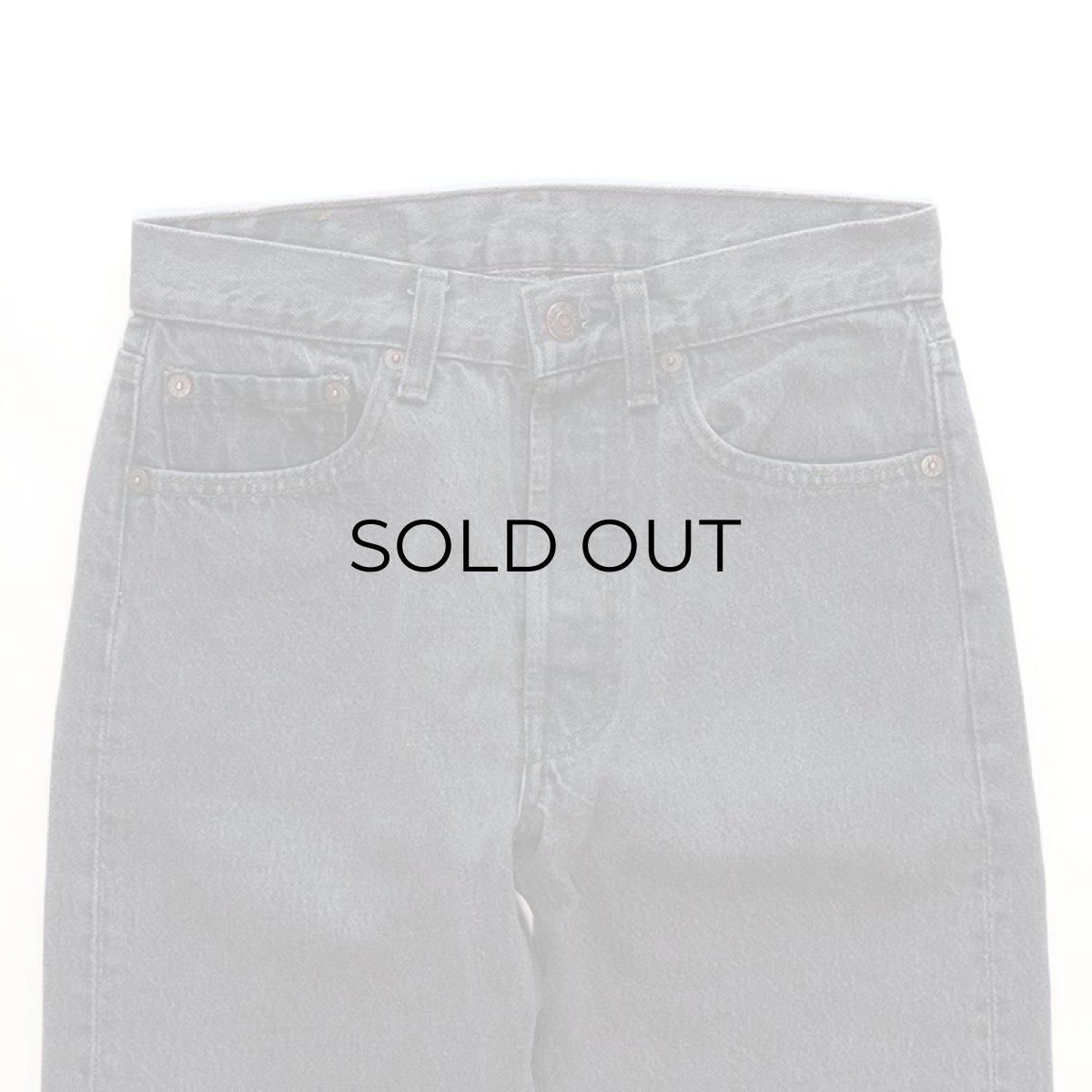 画像4: LEVI'S 501 BLACK DENIM PANTS "made in USA" (4)