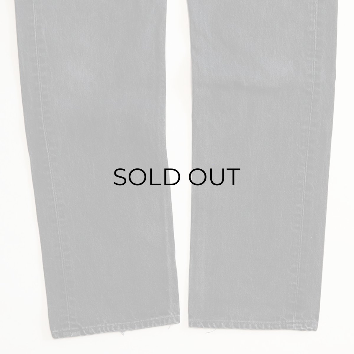 画像5: LEVI'S 501 BLACK DENIM PANTS "made in USA" 【W35程度】 (5)