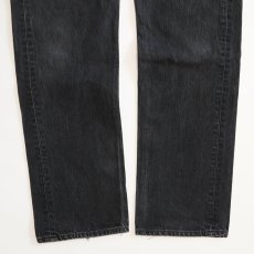 画像5: LEVI'S 501 BLACK DENIM PANTS "made in USA" 【W35程度】 (5)