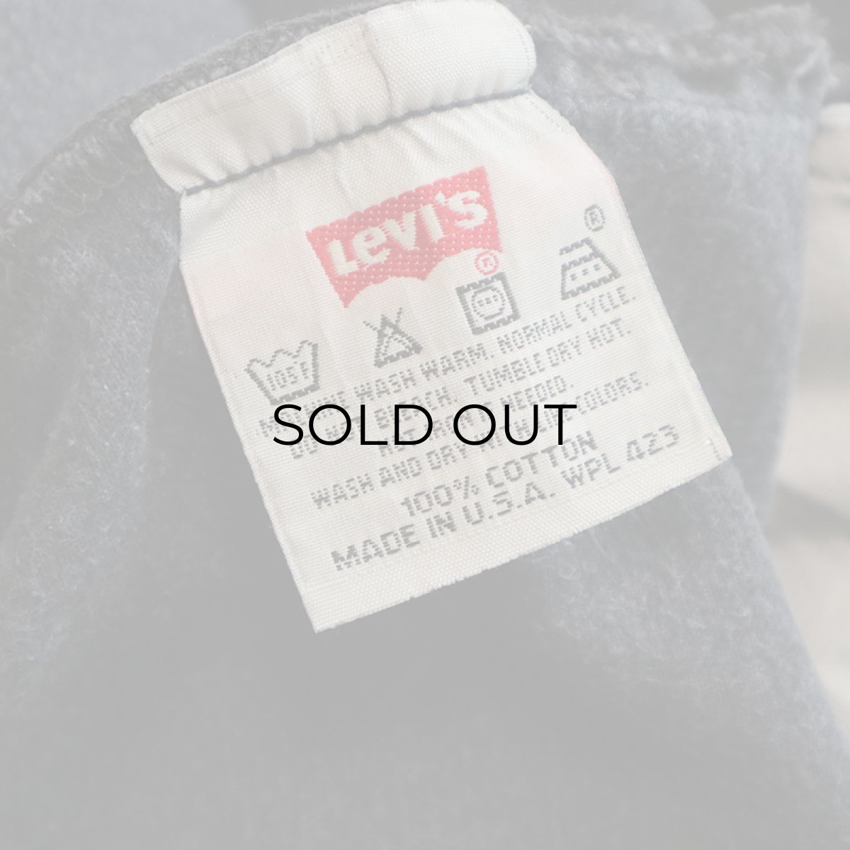 画像7: LEVI'S 501 BLACK DENIM PANTS "made in USA" 【W35程度】 (7)