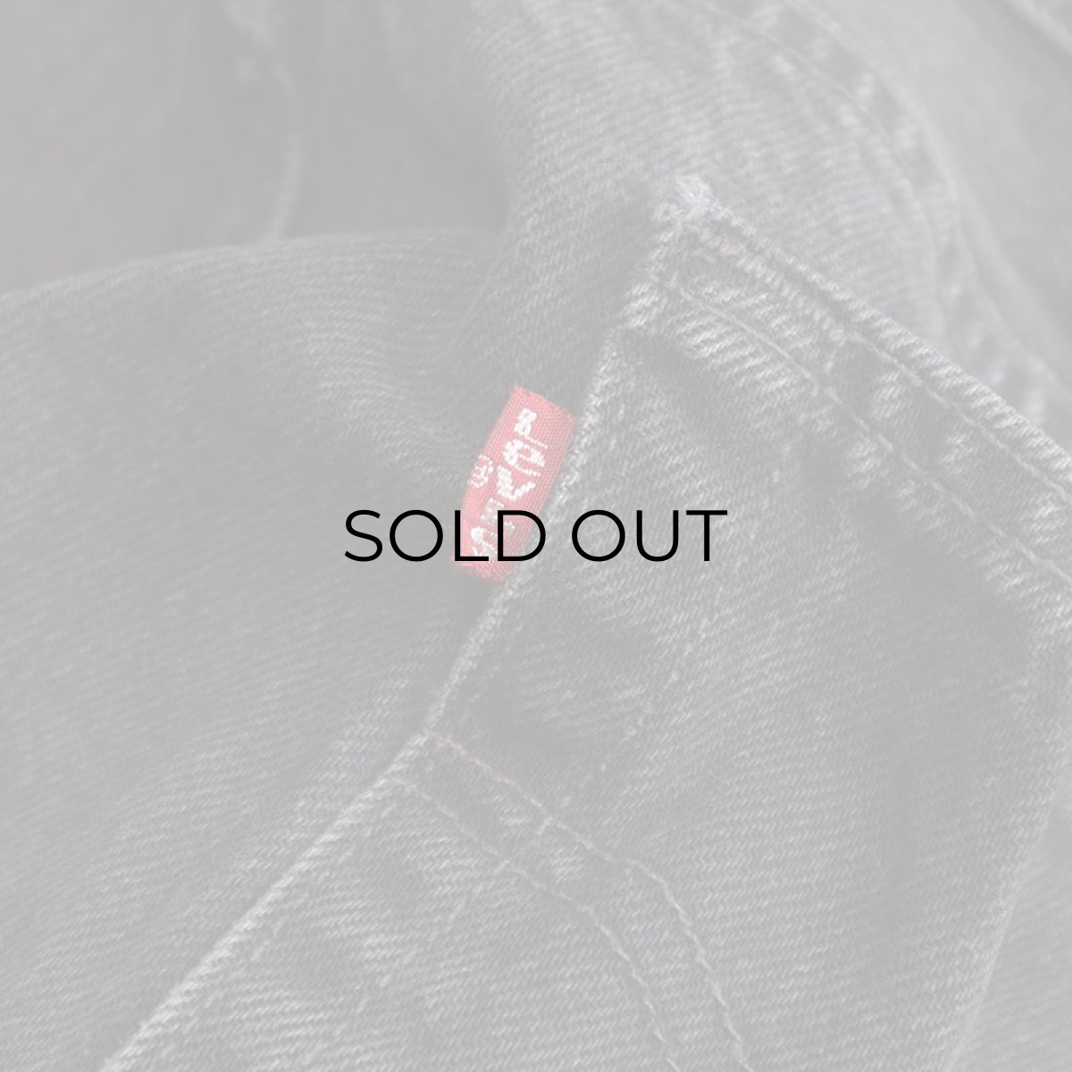 画像8: LEVI'S 501 BLACK DENIM PANTS "made in USA" 【W35程度】 (8)