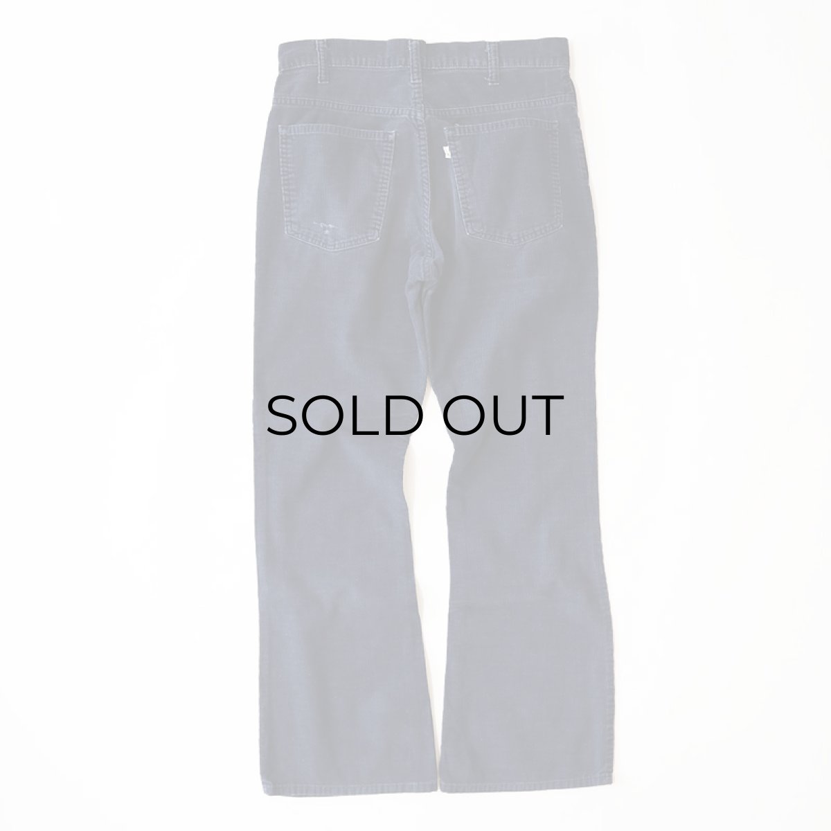 画像3: OLD LEVI'S 646 CORDUROY FLARE PANTS 【Navy  W32 程度】 (3)
