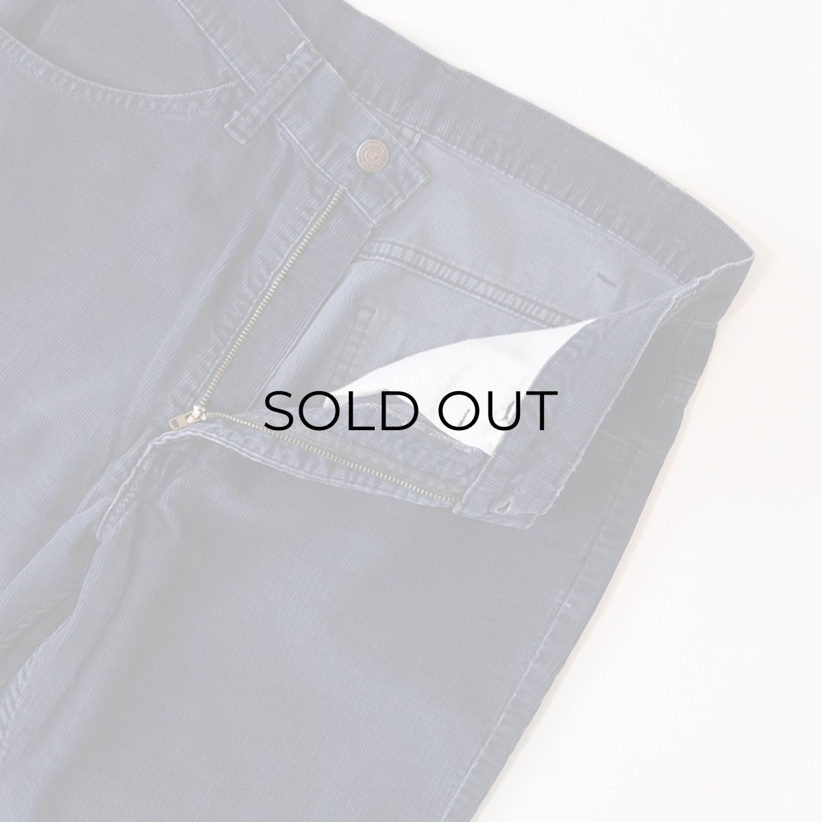 画像5: OLD LEVI'S 646 CORDUROY FLARE PANTS 【Navy  W32 程度】 (5)