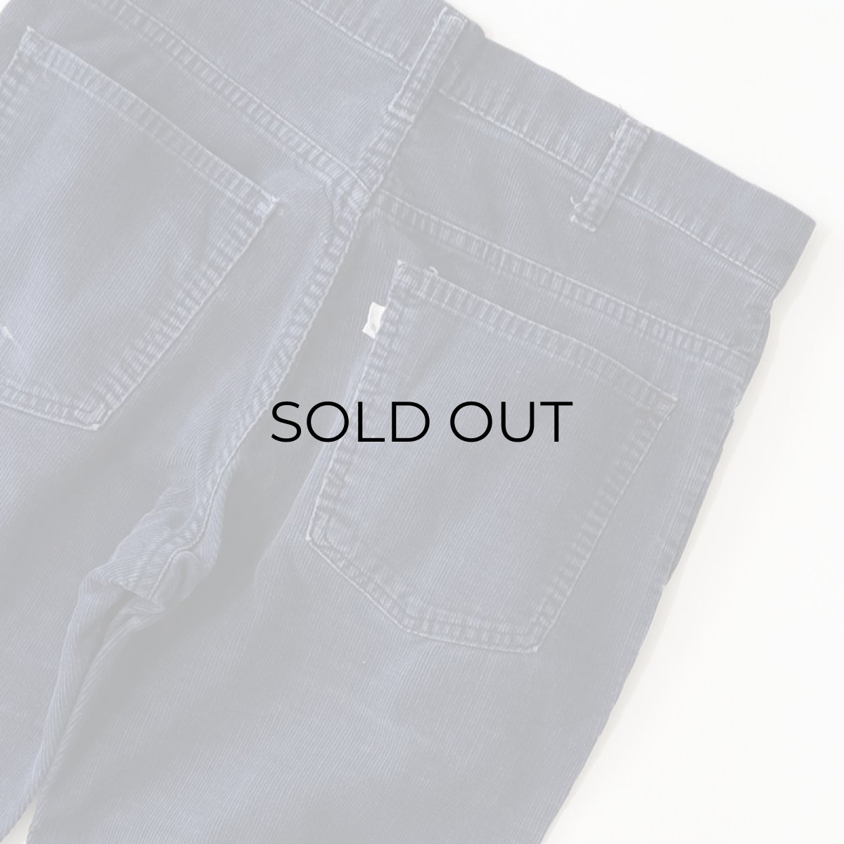 画像10: OLD LEVI'S 646 CORDUROY FLARE PANTS 【Navy  W32 程度】 (10)