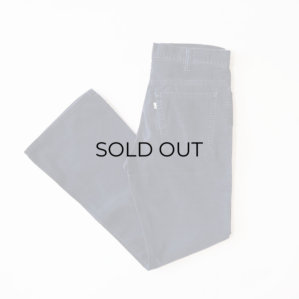 画像1: OLD LEVI'S 646 CORDUROY FLARE PANTS 【Navy  W32 程度】 (1)