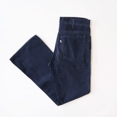 画像1: OLD LEVI'S 646 CORDUROY FLARE PANTS 【Navy  W32 程度】 (1)