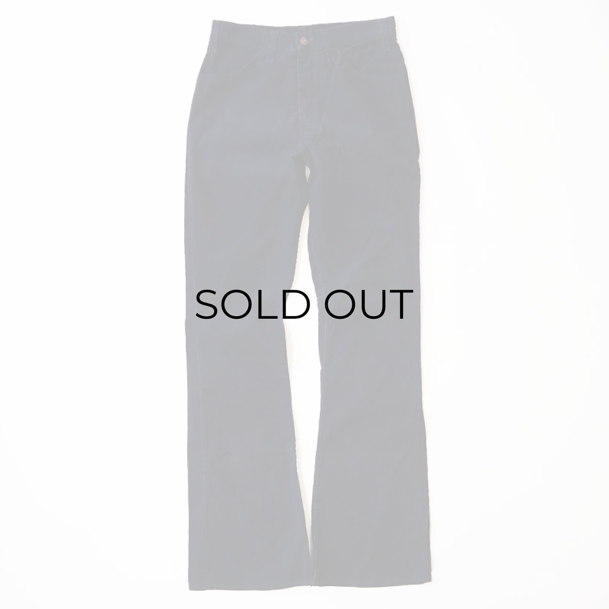 画像2: OLD LEVI'S 646 CORDUROY FLARE PANTS 【Dk. Navy  W31 程度】 (2)
