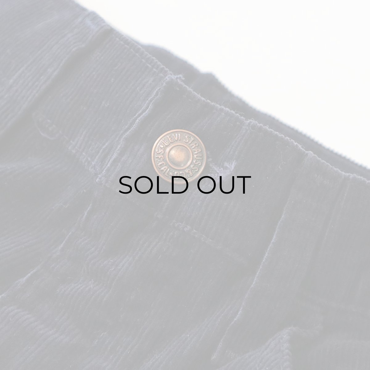 画像6: OLD LEVI'S 646 CORDUROY FLARE PANTS 【Dk. Navy  W31 程度】 (6)