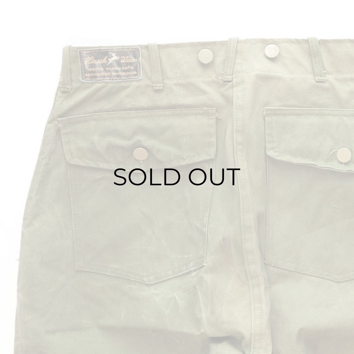 画像7: 40's Hirsch Weis COATING COTTON CANVAS HUNTING PANTS (7)