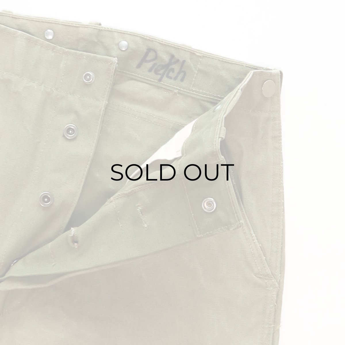 画像4: 40's Hirsch Weis COATING COTTON CANVAS HUNTING PANTS (4)