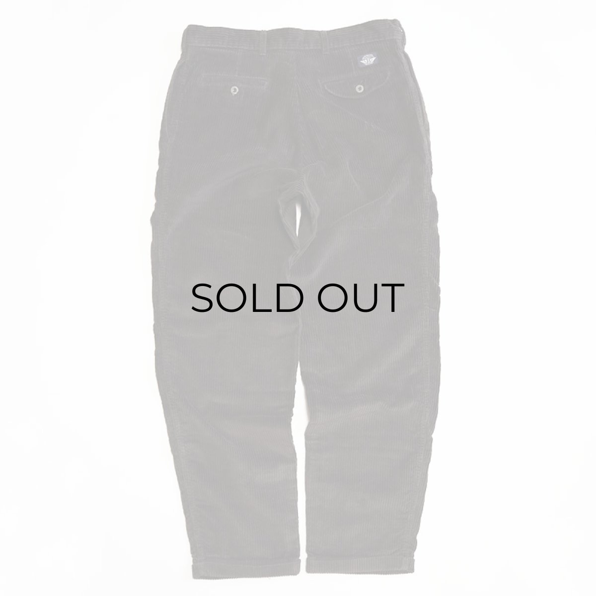 画像2: DOCKERS WIDE WALE CORDUROY TUCK PANTS 【W34 程度】 (2)