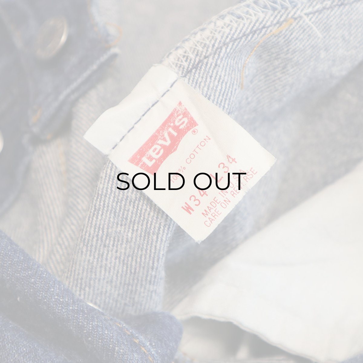画像7: LEVI'S 501 DENIM PANTS "made in USA" 【W33 程度】 (7)