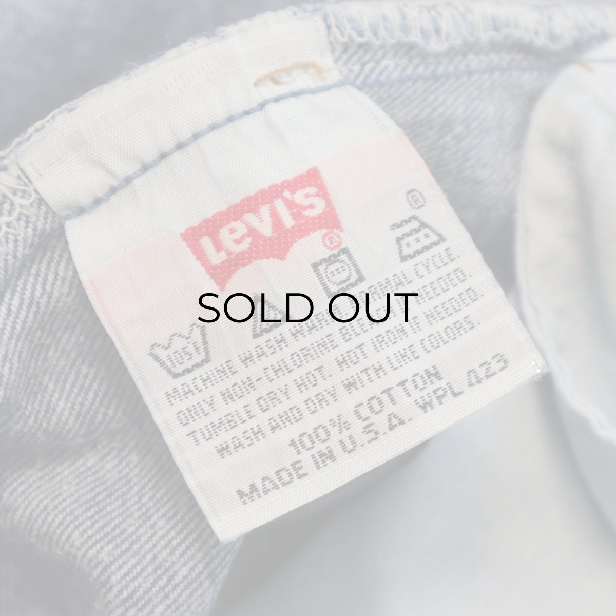 画像8: LEVI'S 501 DENIM PANTS "made in USA" 【W36 程度】 (8)
