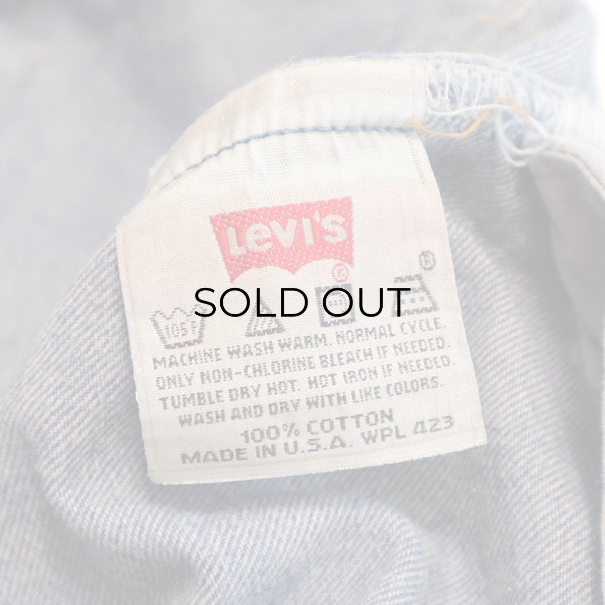 画像8: LEVI'S 501 DENIM PANTS "made in USA" 【W31 程度】 (8)