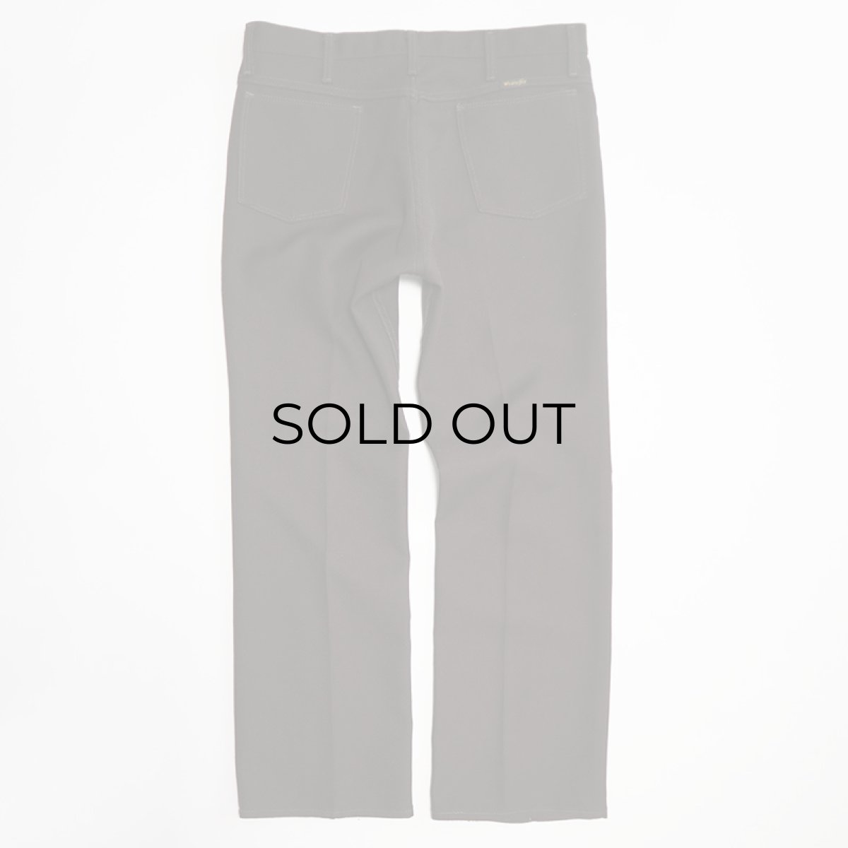 画像3: Wrangler "WRANCHER" POLYESTER BOOTS CUT PANTS 【W34】 (3)