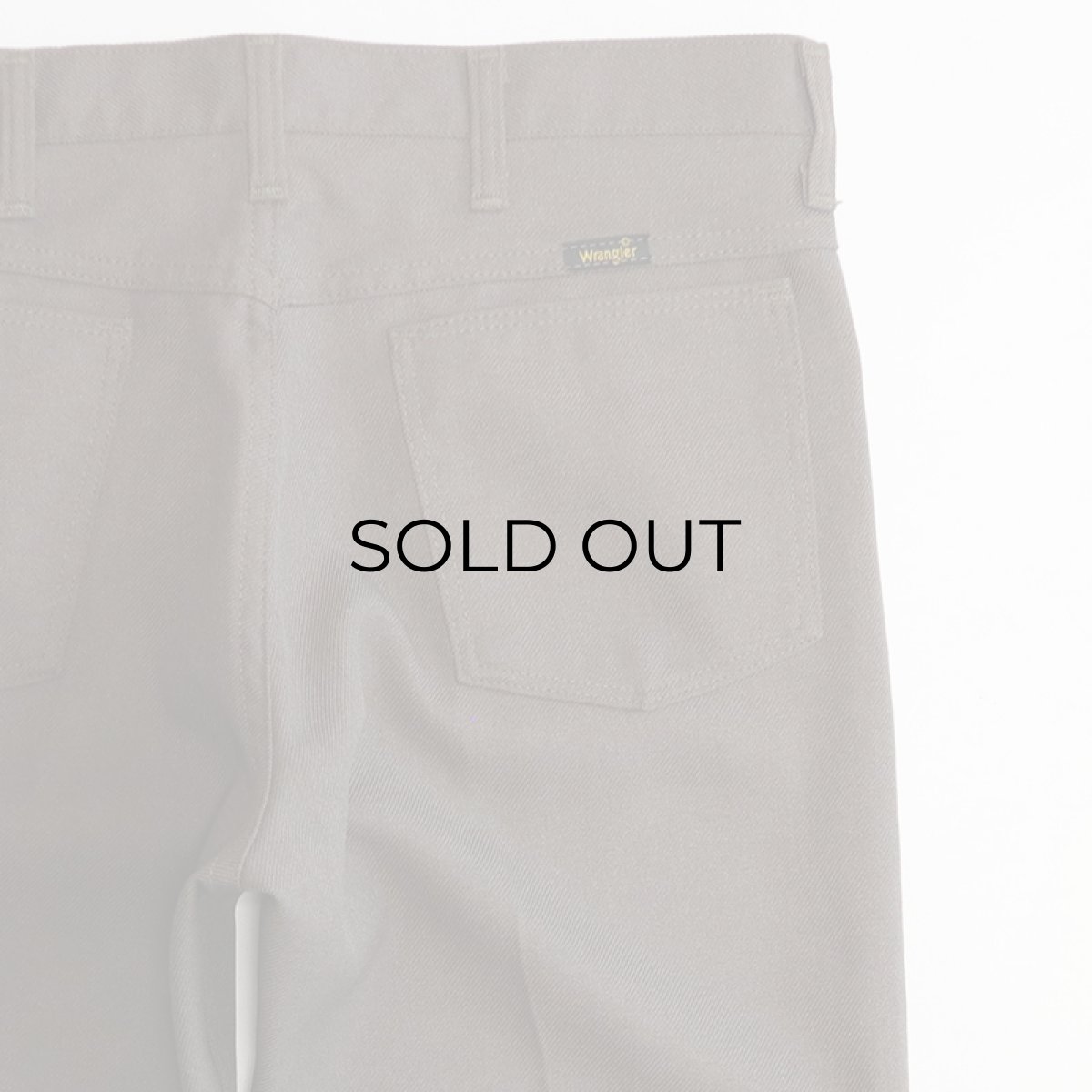 画像5: Wrangler "WRANCHER" POLYESTER BOOTS CUT PANTS 【W34】 (5)