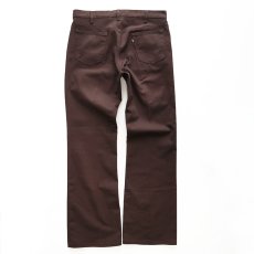 画像3: Levi's 517 "STA-PREST" TWILL BOOTS CUT PANTS 【Brown W36】 (3)