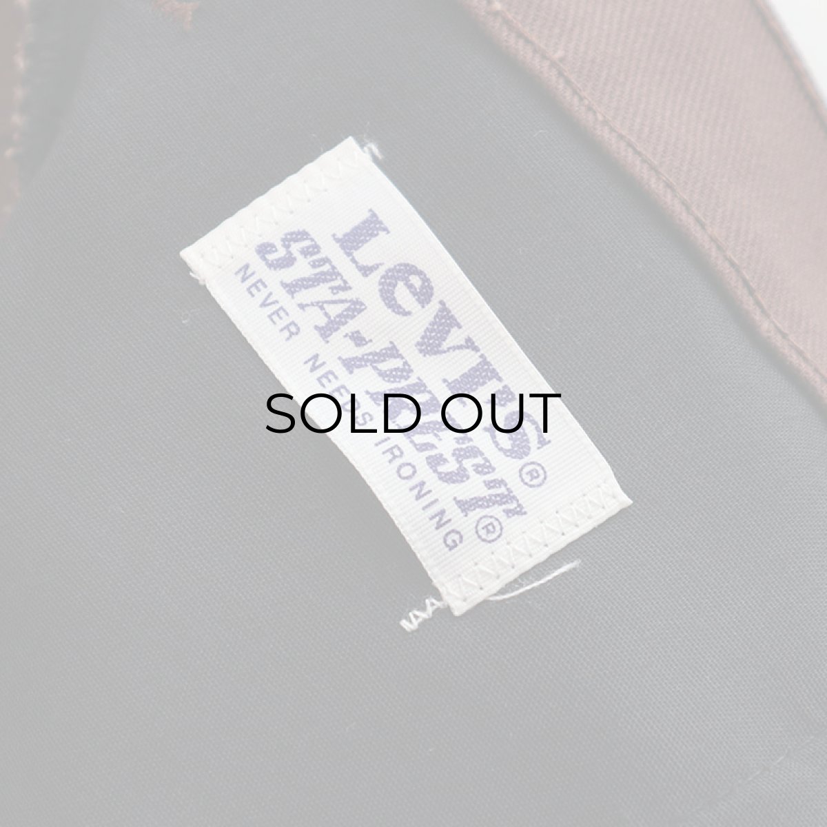 画像8: Levi's 517 "STA-PREST" TWILL BOOTS CUT PANTS 【Brown W36】 (8)