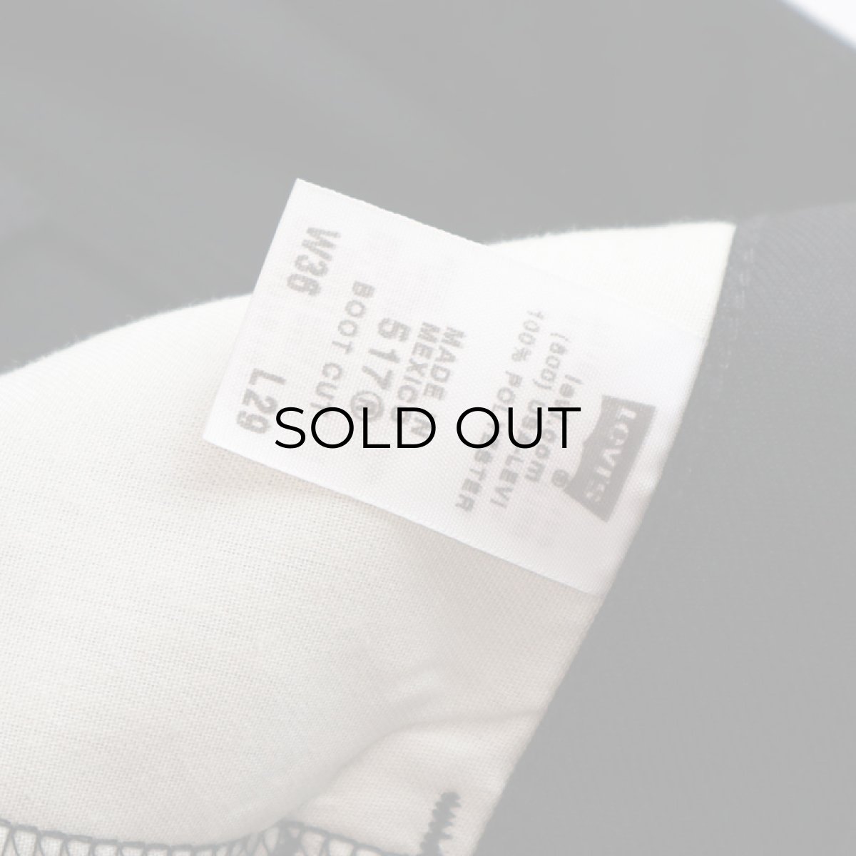 画像8: Levi's 517 POLYESTER BOOTS CUT PANTS "DEADSTOCK" (8)