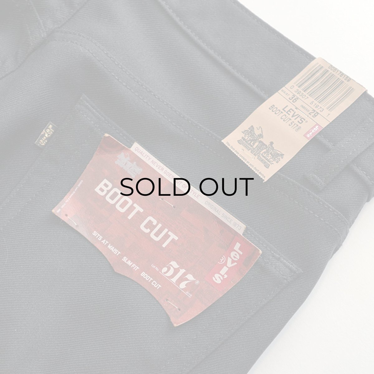 画像10: Levi's 517 POLYESTER BOOTS CUT PANTS "DEADSTOCK" (10)