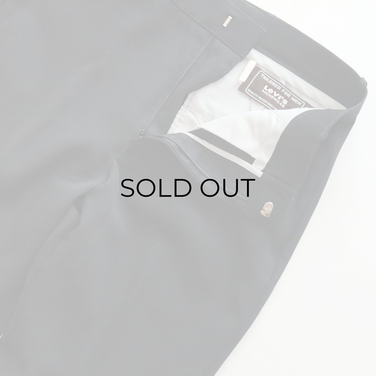 画像4: 〜90's Levi's "ACTION SLACKS" POLYESTER BOOTS CUT PANTS【W30】 (4)