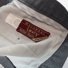 画像7: 〜90's Levi's "ACTION SLACKS" POLYESTER BOOTS CUT PANTS【W32】 (7)