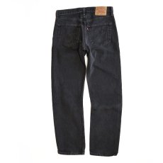 画像3: LEVI'S 501 BLACK DENIM PANTS "made in USA" 【W33程度】 (3)