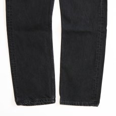 画像5: LEVI'S 501 BLACK DENIM PANTS "made in USA" 【W33程度】 (5)