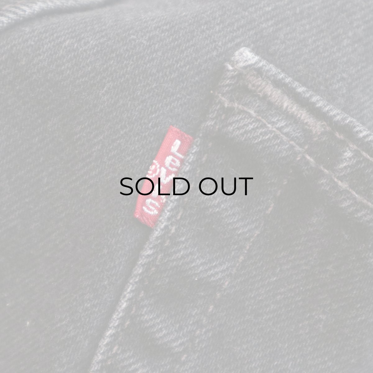 画像7: LEVI'S 501 BLACK DENIM PANTS "made in USA" 【W33程度】 (7)