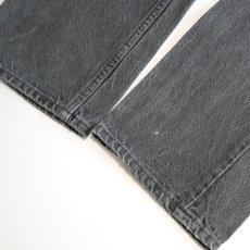 画像6: LEVI'S 501 BLACK DENIM PANTS "made in USA" 【W32程度】 (6)